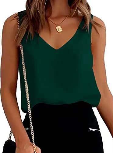 V-Neck Sleeveless Tank Top