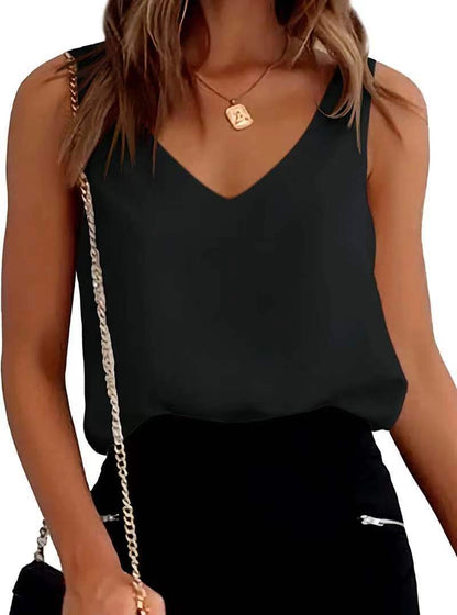 V-Neck Sleeveless Tank Top