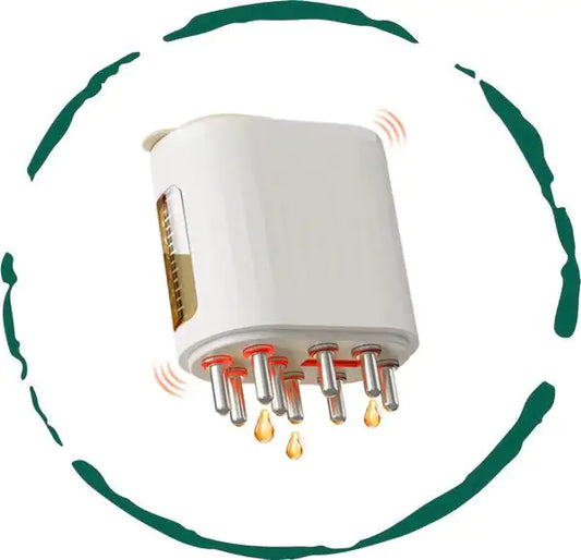 Electric Oil Applicator and Vibrating Scalp Massager