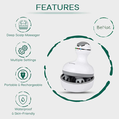 Smart Scalp Massager with Multiple Modes