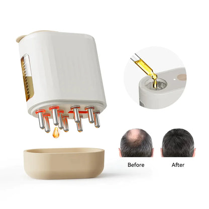 Electric Oil Applicator and Vibrating Scalp Massager