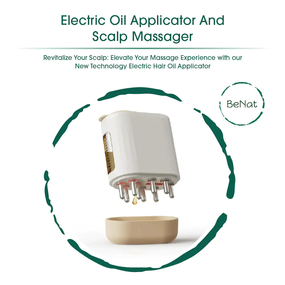 Electric Oil Applicator and Vibrating Scalp Massager