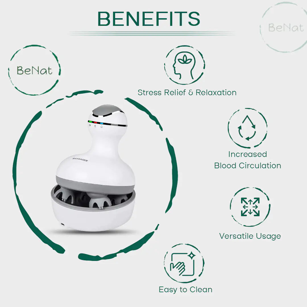 Smart Scalp Massager with Multiple Modes