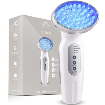 Blue LED Acne Light Therapy